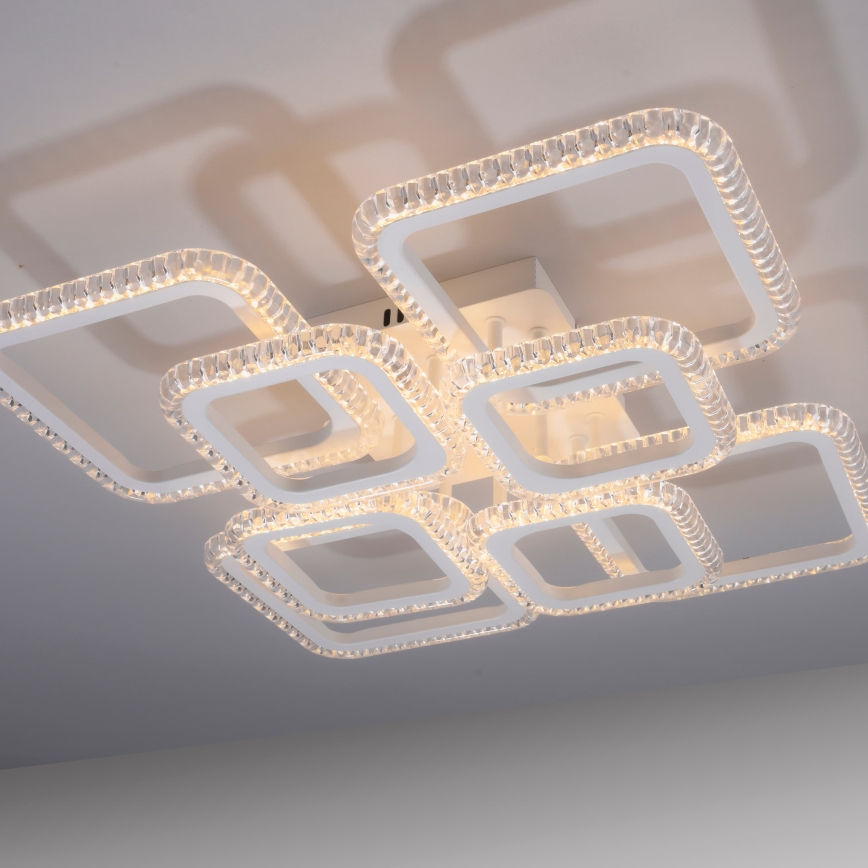 JUST LIGHT. 15269-16 - Plafonnier LED CRYSTALLO LED/43,5W/230V 49x49 cm blanc