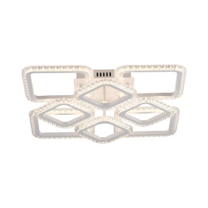 JUST LIGHT. 15269-16 - Plafonnier LED CRYSTALLO LED/43,5W/230V 49x49 cm blanc