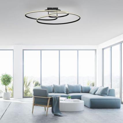 JUST LIGHT. 15321-18 - LED-Deckenleuchte LUMACA LED/33W/230V schwarz