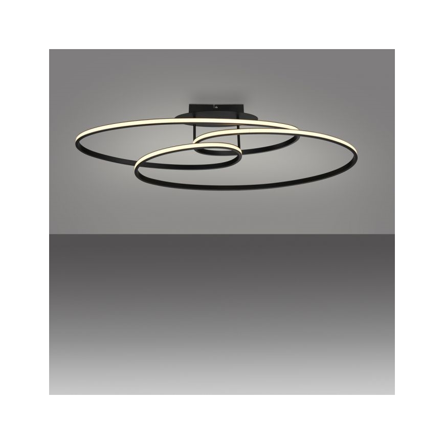 JUST LIGHT. 15321-18 - LED-Deckenleuchte LUMACA LED/33W/230V schwarz