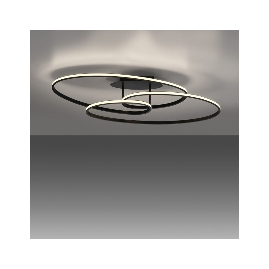 JUST LIGHT. 15321-18 - LED-Deckenleuchte LUMACA LED/33W/230V schwarz