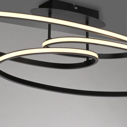 JUST LIGHT. 15321-18 - LED-Deckenleuchte LUMACA LED/33W/230V schwarz