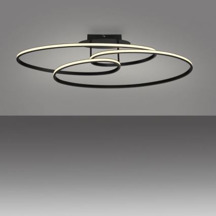 JUST LIGHT. 15321-18 - Plafoniera LED LUMACA LED/33W/230V nero