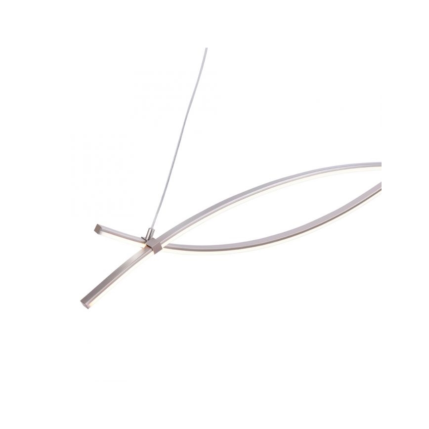 JUST LIGHT. 15382-55 - LED-Hängeleuchte MAJA 2xLED/8,4W/230V matt Chrom
