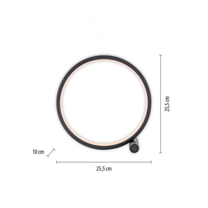 JUST LIGHT. 15395-18 - Lampe de table MINI RITUS LED/10,5W/230V noir