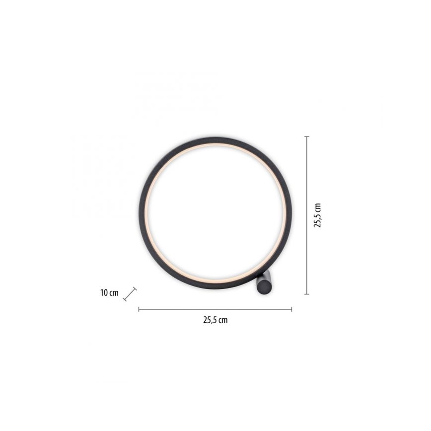 JUST LIGHT. 15395-18 - LED-Tischleuchte MINI RITUS LED/10,5W/230V schwarz