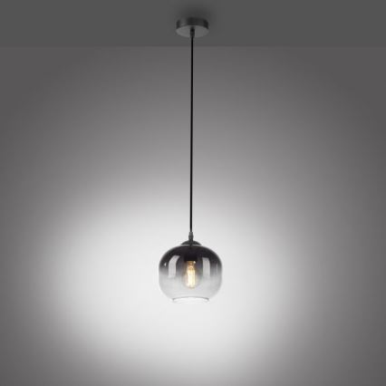 JUST LIGHT. 15420-18 - Suspension filaire ZEA 1xE27/25W/230V noir