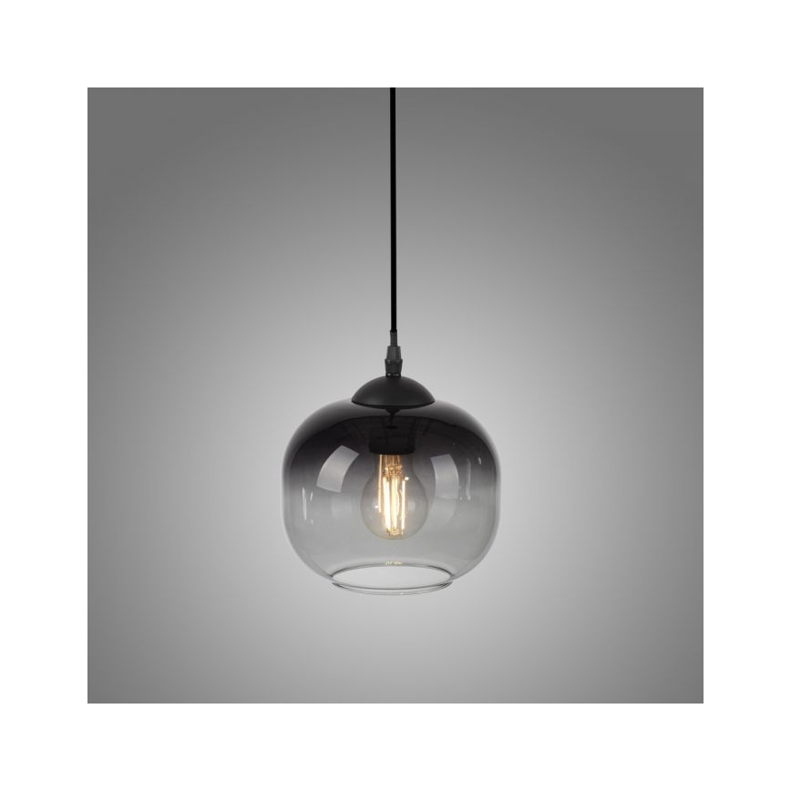 JUST LIGHT. 15420-18 - Suspension filaire ZEA 1xE27/25W/230V noir