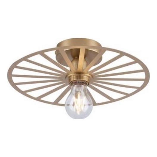 JUST LIGHT. 15635-60 - Plafoniera SPIKE 1xE27/40W/230V diametro 30 cm ottone