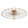 JUST LIGHT. 15636-60 - Plafoniera SPIKE 1xE27/40W/230V diametro 50 cm ottone