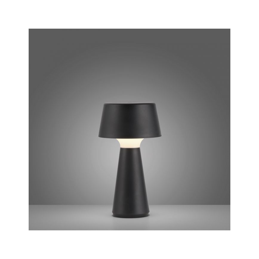 JUST LIGHT. 19260-18 - Lampe d'extérieur à intensité variable ABERA LED/3W/3,7V 2000 mAh USB IP54 noir