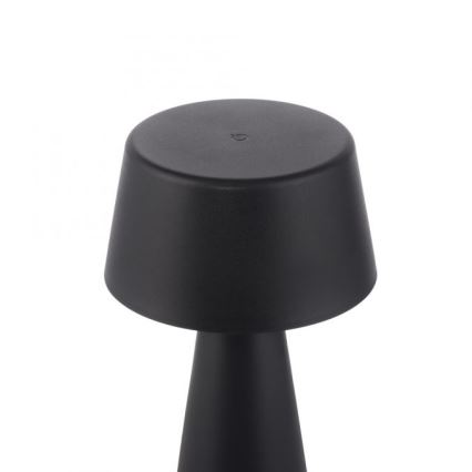 JUST LIGHT. 19260-18 - Lampe d'extérieur à intensité variable ABERA LED/3W/3,7V 2000 mAh USB IP54 noir