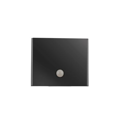 JUST LIGHT. 19471-18 - LED-Outdoor-Wandleuchte mit Sensor AMIN 2xLED/1,25W/3,7V 4400mAh IP44 schwarz
