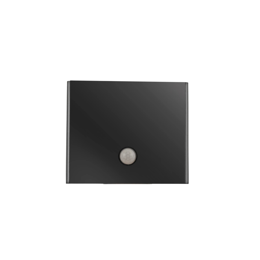 JUST LIGHT. 19471-18 - LED-Outdoor-Wandleuchte mit Sensor AMIN 2xLED/1,25W/3,7V 4400mAh IP44 schwarz