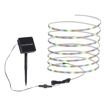 JUST LIGHT. 19971-18 - LED-RGB-Solarstreifen TEANIA LED/3,7V 5 m 1200 mAh IP44 schwarz