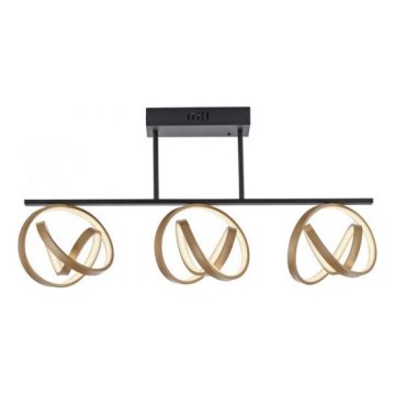 JUST LIGHT. 6245-18 - Plafonnier à intensité variable LOOP 3xLED/11W/230V 2700-5000K + télécommande