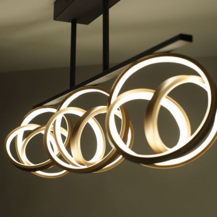 JUST LIGHT. 6245-18 - Plafonnier à intensité variable LOOP 3xLED/11W/230V 2700-5000K + télécommande