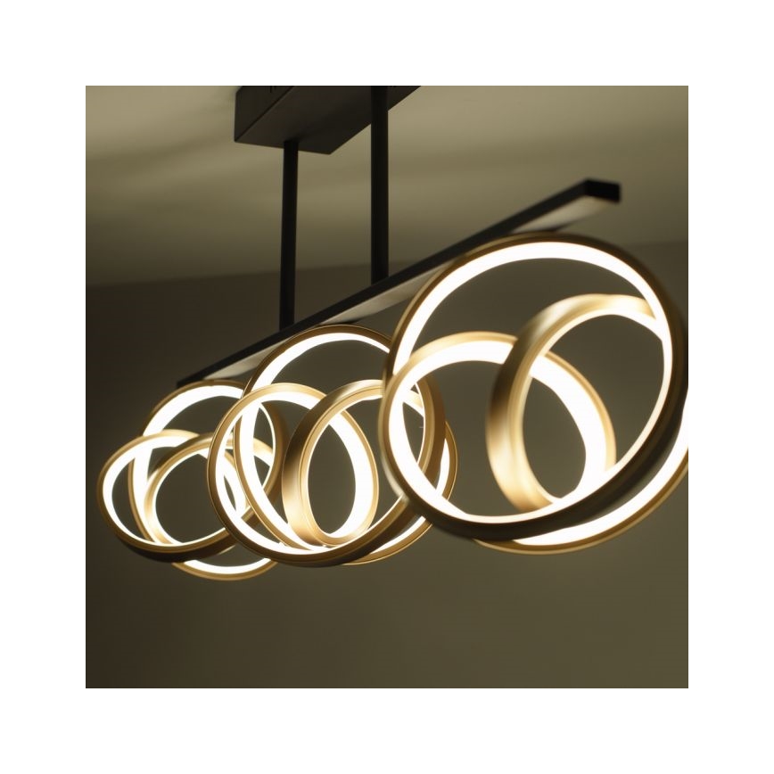JUST LIGHT. 6245-18 - Plafonnier à intensité variable LOOP 3xLED/11W/230V 2700-5000K + télécommande