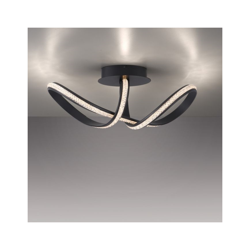 JUST LIGHT. 8475-18 - Plafonnier à intensité variable BRILLA LED/29W/230V noir