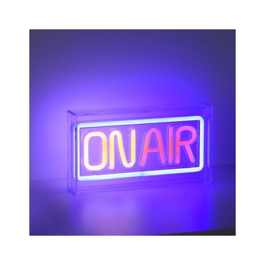 JUST LIGHT. 85013-70 - LED Neon tavolo decorazione NEON LED/4W/5V On Air