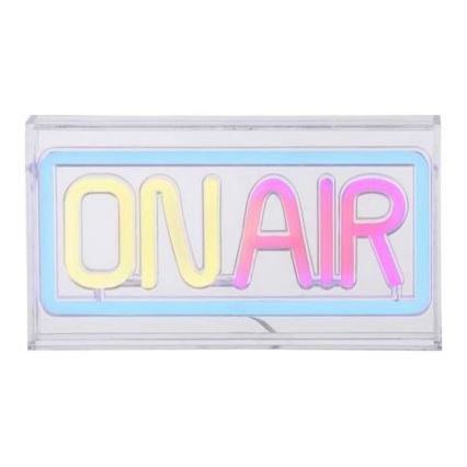 JUST LIGHT. 85013-70 - LED-Neon-Tischdekoration NEON LED/4W/5V On Air