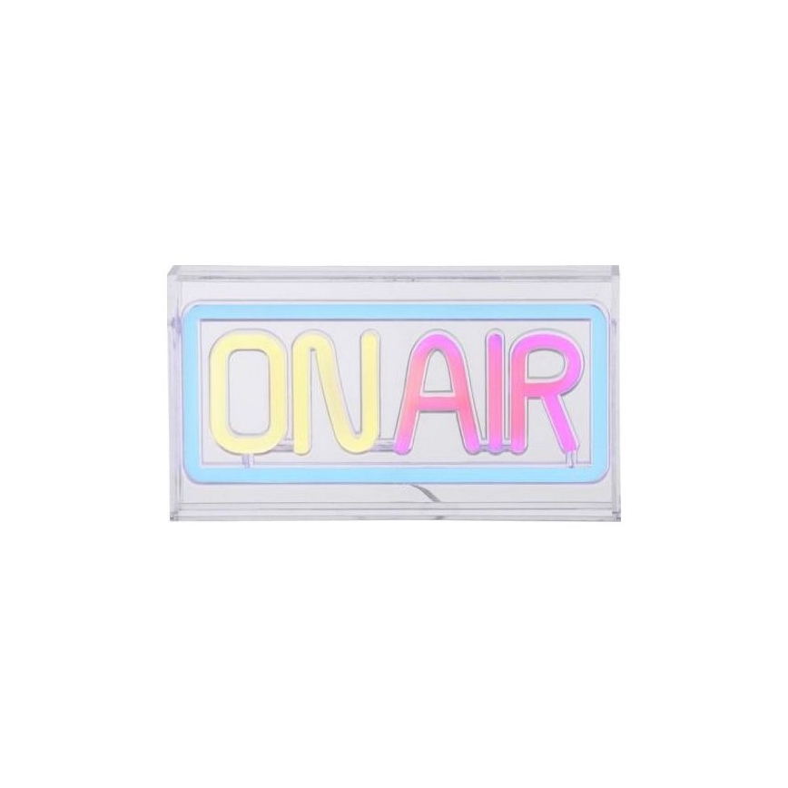JUST LIGHT. 85013-70 - LED-Neon-Tischdekoration NEON LED/4W/5V On Air