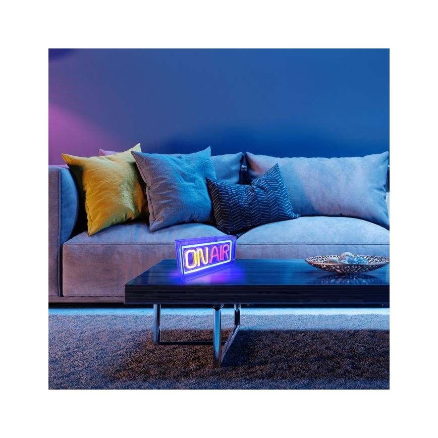 JUST LIGHT. 85013-70 - LED-Neon-Tischdekoration NEON LED/4W/5V On Air