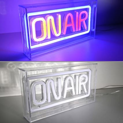 JUST LIGHT. 85013-70 - LED-Neon-Tischdekoration NEON LED/4W/5V On Air