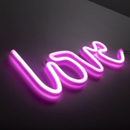 JUST LIGHT. 85021-87 - LED Decorazione murale al neon NEON LED/6,5W/5V Love