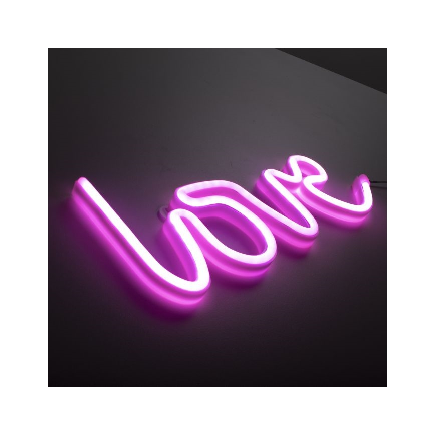 JUST LIGHT. 85021-87 - LED Decorazione murale al neon NEON LED/6,5W/5V Love