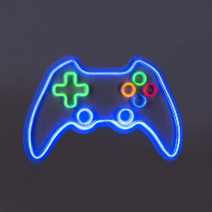 JUST LIGHT. 85022-70 - décoration murale néon LED NEON LED/6,5W/5V pour gamer