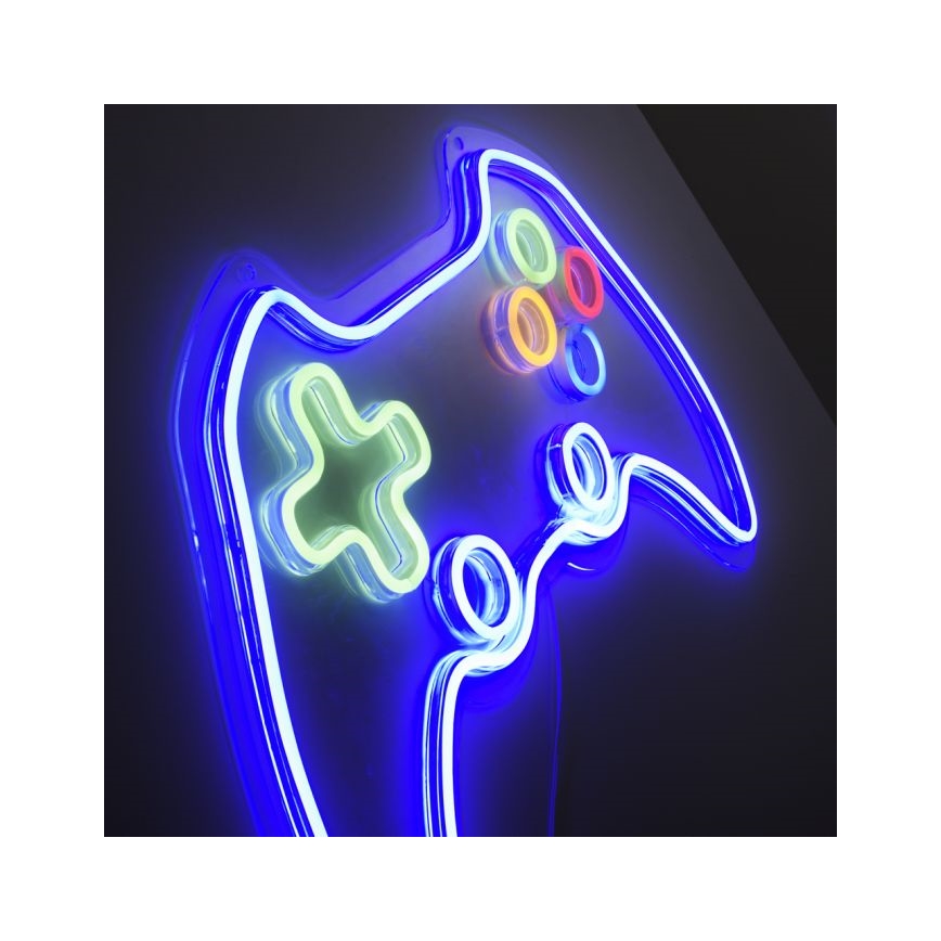 JUST LIGHT. 85022-70 - décoration murale néon LED NEON LED/6,5W/5V pour gamer
