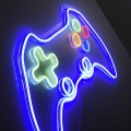 JUST LIGHT. 85022-70 - LED-Neon-Wanddekoration NEON LED/6,5W/5V im Gamer-Design