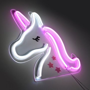 JUST LIGHT. 85025-70 - LED Decorazione murale al neon NEON LED/6,5W/5V unicorno