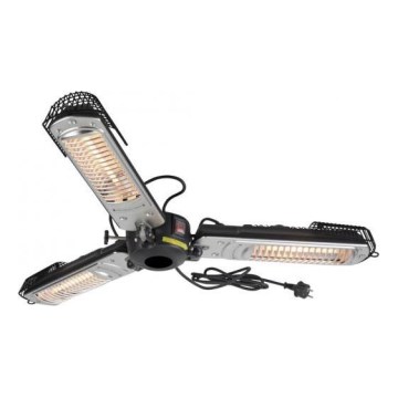JUST LIGHT. 99513-18 - Élément chauffant extérieur GLOW 3x650W/1300W/2000W/230V IP34