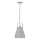 JUST LIGHT. L11160-16 - Lampadario a sospensione con filo EVA 1xE27/60W/230V diametro 26,5 grigio