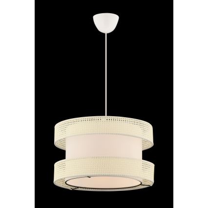 Kabel-Hängeleuchte HALO 1xE27/60W/230V, cremefarben