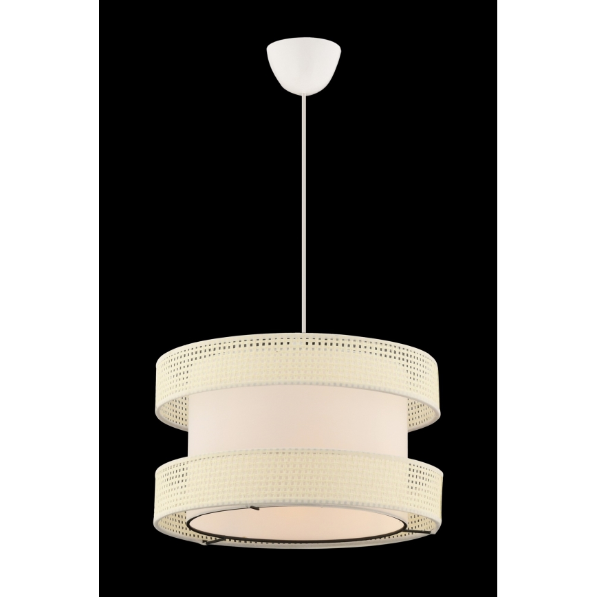 Kabel-Hängeleuchte HALO 1xE27/60W/230V, cremefarben