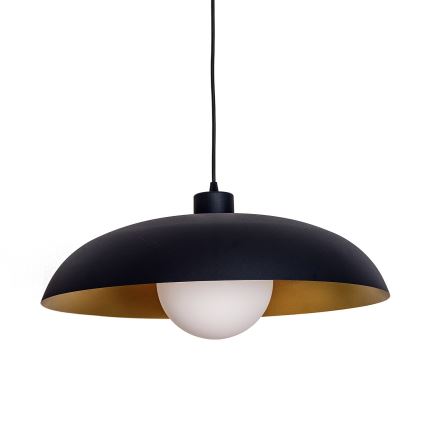 Kabel-Pendelleuchte ECLIPSE 1xE27/15W/230V schwarz/gold