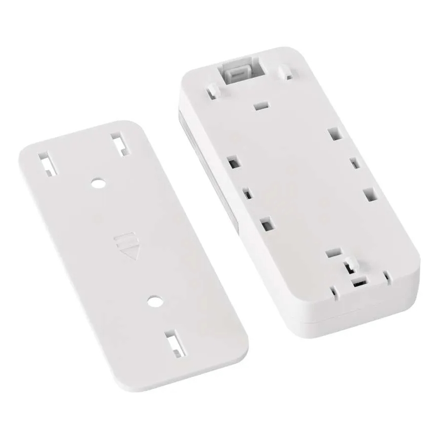 Kabellose Steckdosen-Türklingel GoSmart 230V + 1xCR2032 weiß Wi-Fi