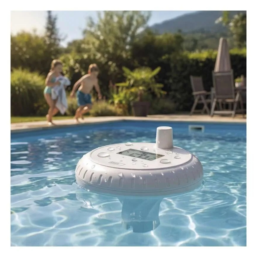 Kabelloses Pool-Schwimmthermometer 2xAA