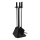 Kaminbesteck 4 Stk. schwarz