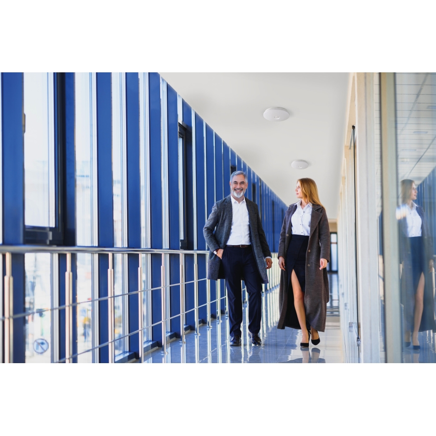 Plafoniera con sensore di movimento e crepuscolare FOGLER LED/24W/230V Ø 38 cm