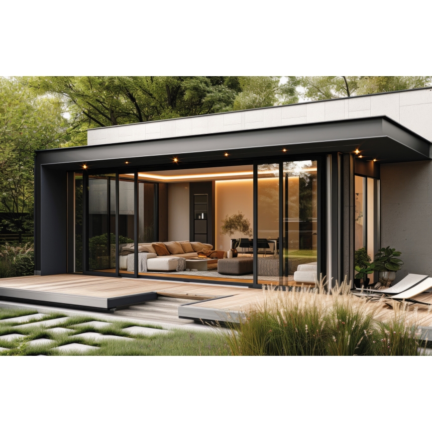 LED-Einbauleuchte für den Outdoor-Bereich IMBER LED/1W/12V 3000K d 3 cm 40 lm IP65 silbern