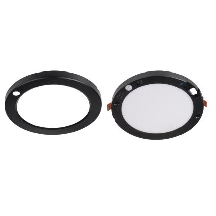 LED-Decken-/Einbauleuchte mit Bewegungssensor 2-in-1 ERGA LED/17W/230V 3000/4000/6500K schwarz