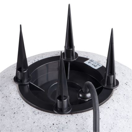 Außenleuchte STONO 1xE27/15W/230V Ø 20 cm IP65