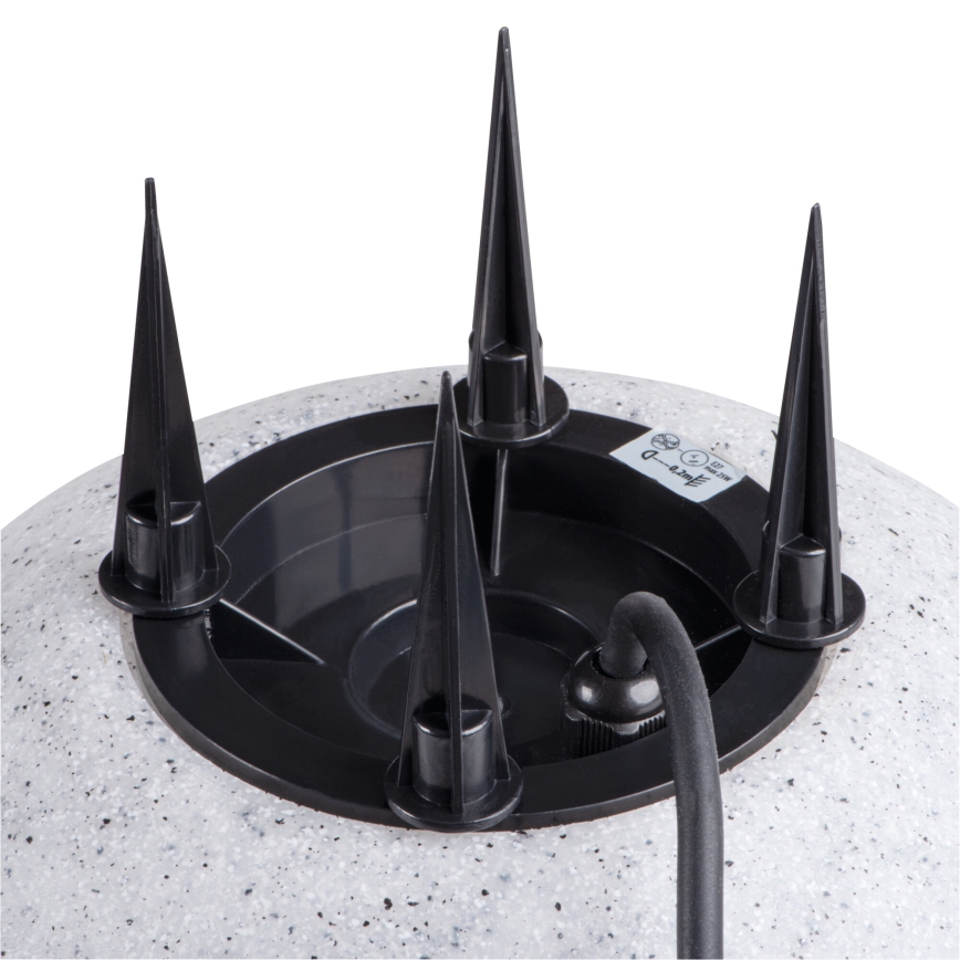 Außenleuchte STONO 1xE27/15W/230V Ø 20 cm IP65