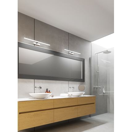 Illuminazione a LED per specchio da bagno ASTEN LED/12W/230V IP44 cromo lucido