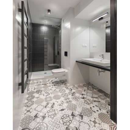 Éclairage miroir salle de bain ASTEN LED/15W/230V IP44 noir