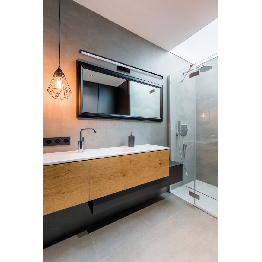 Illuminazione a LED per specchio da bagno ASTEN LED/15W/230V IP44 nero